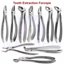 Surgical Tooth Extraction Forceps Upper Lower Premolar Root Extraction Dentist