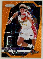 Nancy Lieberman 2024 Panini WNBA Prizm Orange Velocity Prizm #139 Phoenix Mercur