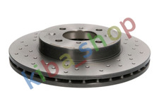 RIGHT OR LEFT BRAKE DISC BREMBO XTRA 1PCS DRILLED FRONT L/R OUTER DIAMETER 262