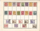887: SPAIN: COLLECTION on 9 scans, stamps and one cover..