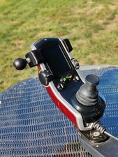 Quantum Q-Logic Wheelchair Powerchair Phone Mount Holder 1" inch RAM Ball adapte