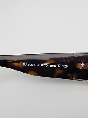 Ralph Lauren RA 5004- Dark Tortoise Finish. Vintage. NWOT Ralph Lauren RA5004 510/73 Dark Tortoise Sunglasses FRAME  main image 3