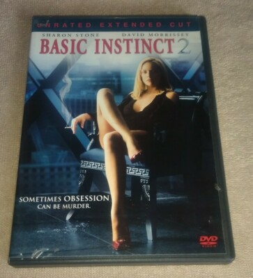 Basic Instinct 2 DVD Unrated Extended Cut Sharon Stone David Morrissey