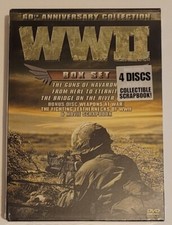 WW II 60th Anniversary Box Set 3 Films + Bonus Doc and Booklet, New Sealed.