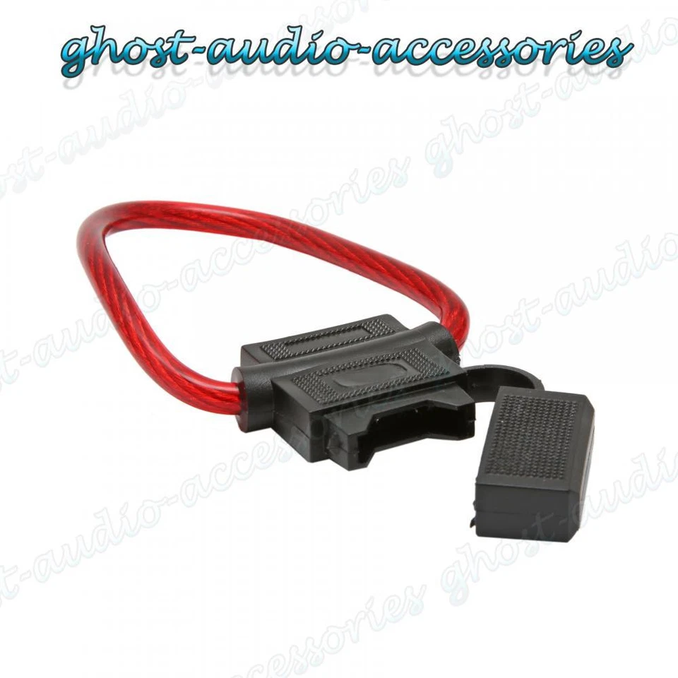 5x Imperméable 30A 12V 24V Ligne Atc Standard Lame Fusible Support 12AWG Voiture - Photo 1/1