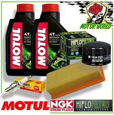 KIT TAGLIANDO OLIO MOTUL 5000 + FILTRI CANDELA PIAGGIO X9 Evolution 500 2005