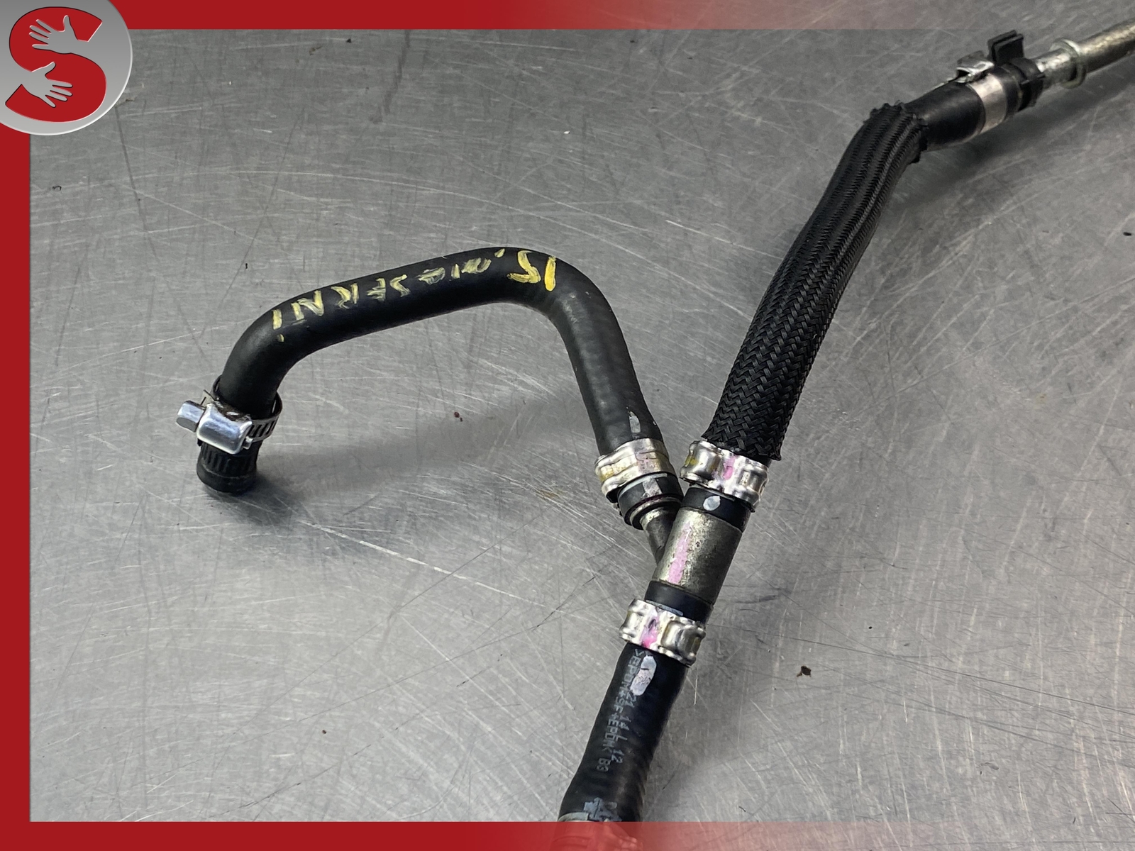 2014-2017 MASERATI GHIBLI S ENGINE RADIATOR COOLANT PIPELINE OEM.