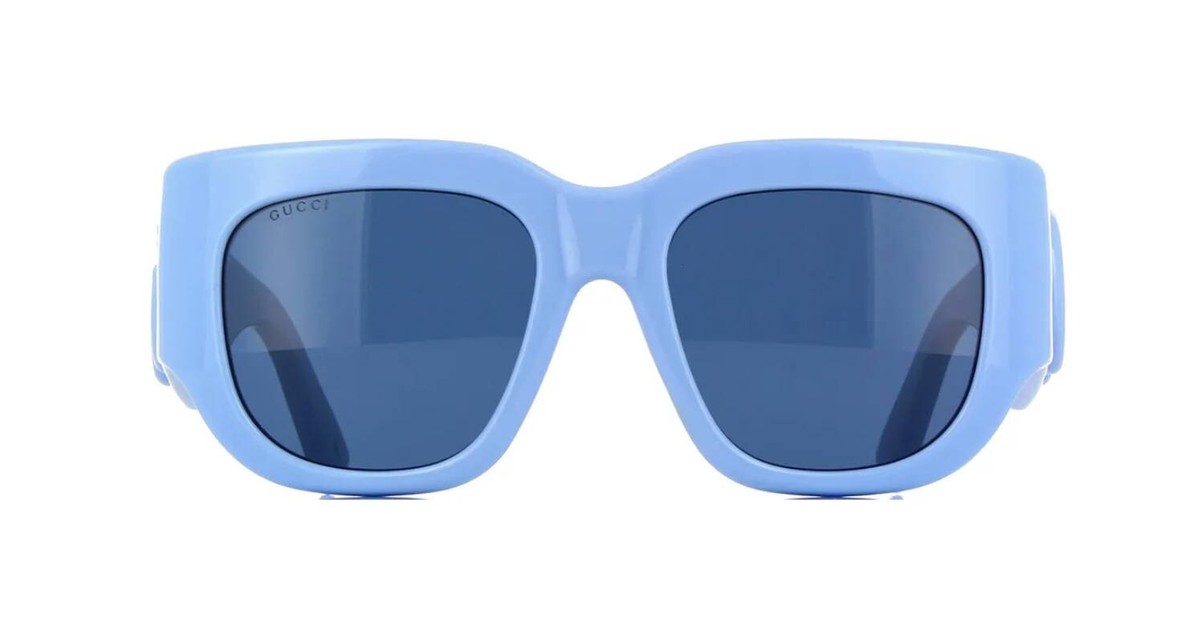 Gucci GG1545S Light Blue/Blue (004) Sunglasses | eBay