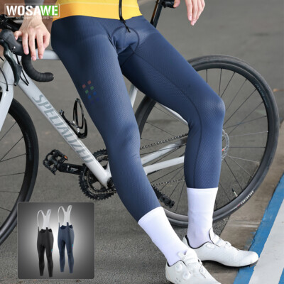 WOSAWE Herren Radfahren Bib Tights Road Bike Fahrrad Hose atmungsaktiv Schwamm