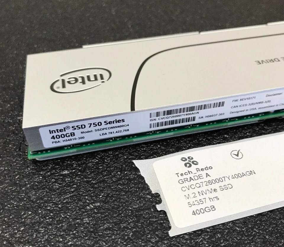 SSDPEDMW400G4 Intel® SSD 750 Series (400GB, 2.5in PCIe 3.0, 20nm, MLC) SSD - Image 3 of 4