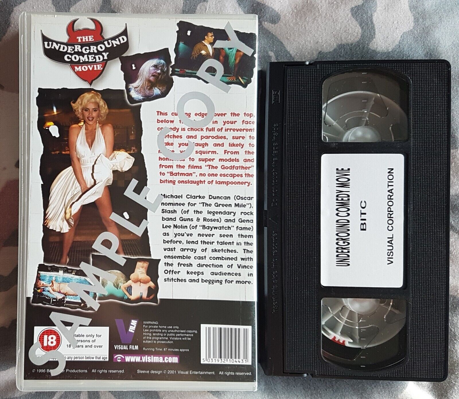 THE UNDERGROUND COMEDY MOVIE (VHS) BIG BOX TIMECODE 1999 eBay