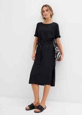 Freemans Black Belted Midi Shift Dress   Plus Size UK 22      (fm174-11)
