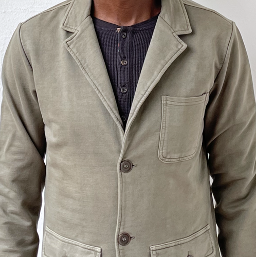 Peuterey Felpa Pile Blazer Verde Lavato M - Foto 2 di 10