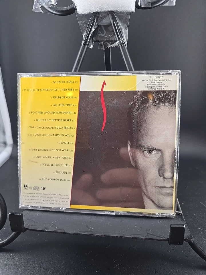 Sting The Best of Sting Fields of Gold 1984-1994 CD VERY GOOD  - Image 2 of 4