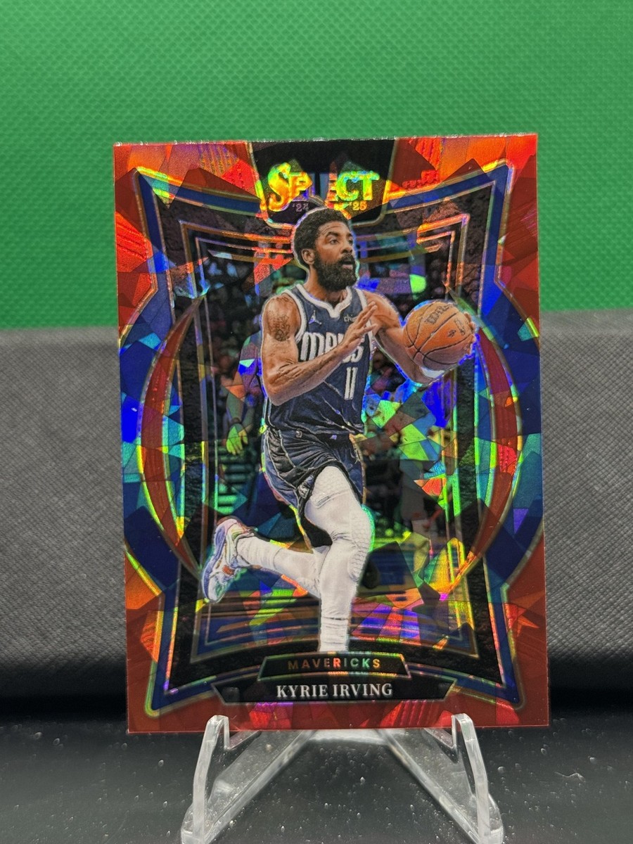 Kyrie Irving #46 Red Cracked Ice Prizm 2024-25 Panini Select | eBay