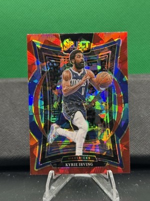 Kyrie Irving #46 Red Cracked Ice Prizm 2024-25 Panini Select | eBay