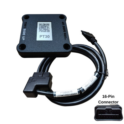 PT30 ELD Device + OBD-II 16-Pin Heavy Duty Cable Bundle   Older Volvo Mack Truck