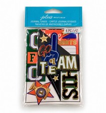 Jolee's Boutique Team Sports Journal Cards Paper Embellishments Lot of 3 12pc