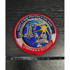 NASA Space Shuttle Challenger STS-41C Crew Mission Patch embroidered