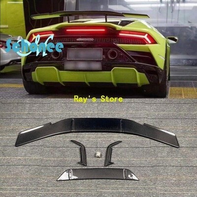carbon fiber rear trunk spoiler wing for lamborghini huracan lp580 lp610 evo