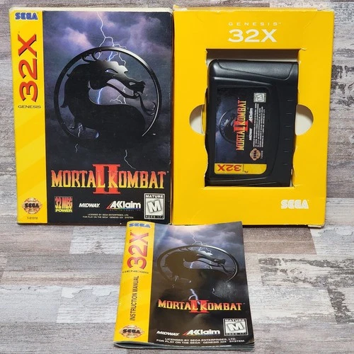 Mortal Kombat II (Sega 32X) Complete with Manual, Tested