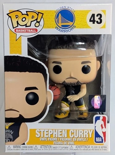 Funko Pop! Basketball NBA Golden State Warriors Stephen Curry #43 w/ Protector