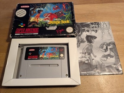 The Jungle Book Super Nintendo SNES PAL Contra OVP CIB
