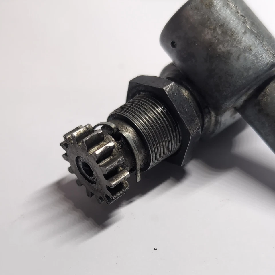 Velocímetro velocímetro de motocicleta Smiths de colección transmisión angular caja de cambios clásico británico Foto 2 de 4