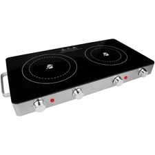 BRENTWOOD® SELECT 1,800-Watt Double Infrared Electric Countertop Burner