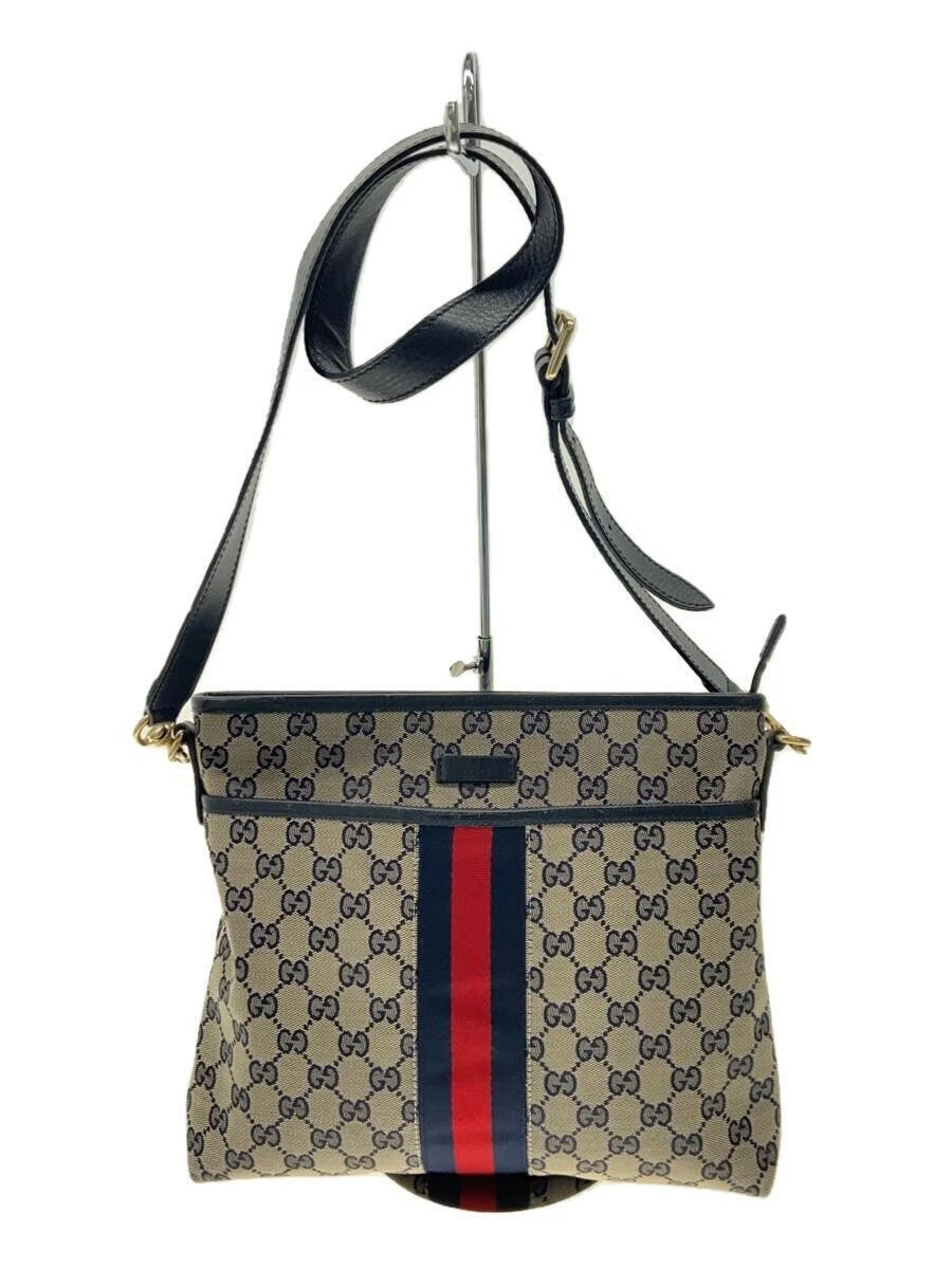 Sac à bandoulière GUCCI Sherry Line toile gris 388926 Gucci