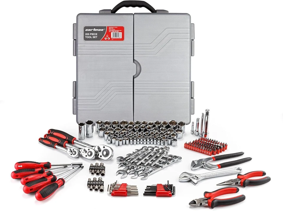 All-in-One 205 Piece Tool Kit with Ratchets and Sockets - Perfect for Repairs! - Image 4 of 4