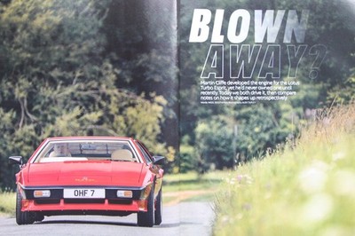 CC 2022 extracted mag article: 1982 LOTUS TURBO ESPRIT (as standard) driven