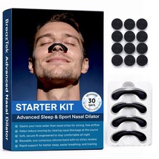 Nasal Strips for Snoring Relief, Extra Strength Nasal Dilator to Improve Brea...