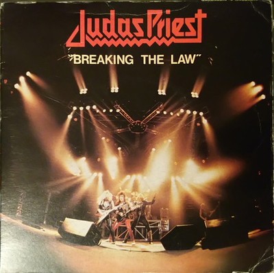 Judas Priest - Breaking The Law - Used Vinyl Record 7 - F7420z
