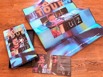 U2 Zoo TV Tour 1993 Music CD Box - EMPTY, Poster, 24 Page Booklet NO CD's