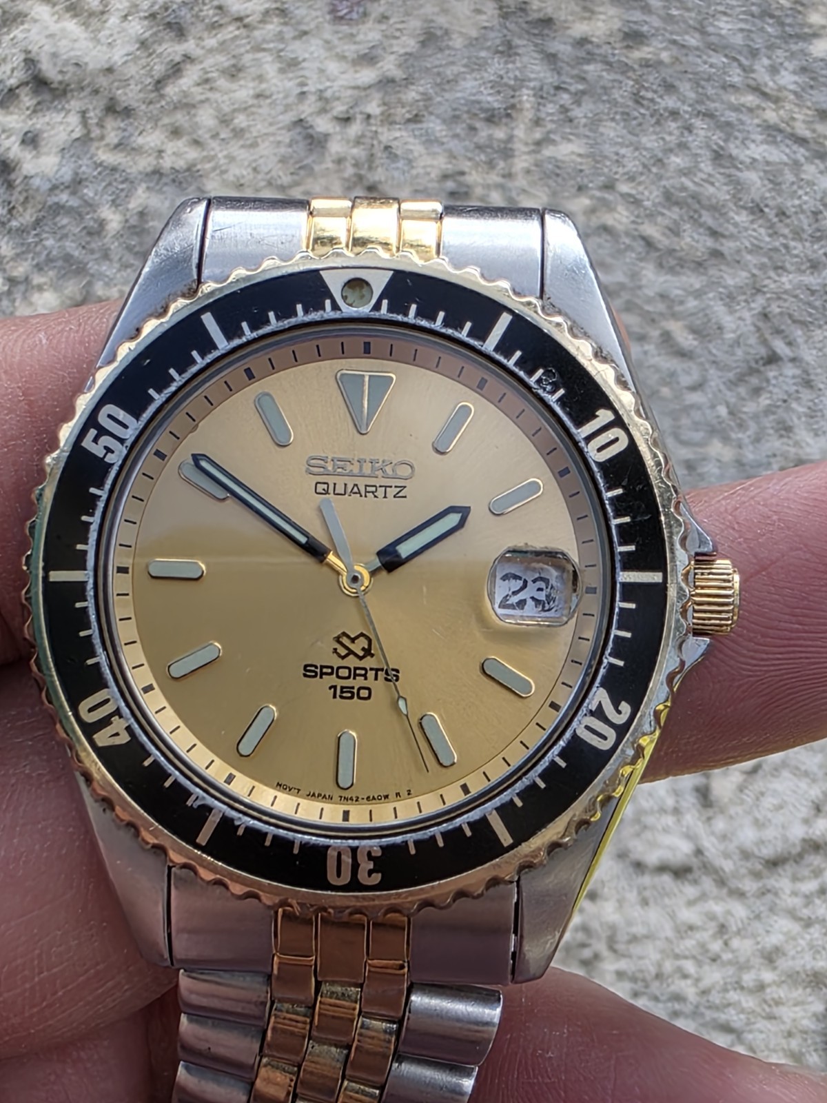 Seiko Quartz 7N42-6A00 Vintage SQ - vintagewatches.pk