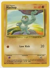 Pokémon - Machop (Base Set card - 52/102)