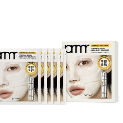 [Primera] Vitatinol Serum Mega Shot Gel Mask 5ea, K-beauty