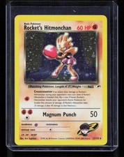 Rocket's Hitmonchan Gym Heroes #11/132 Vintage Holo Rare 1 SWIRL on eBay