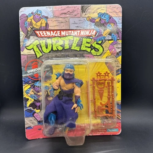 TMNT  Shredder 1988 Playmates Action Figure Unpunched New Sealed Teenage Mutant
