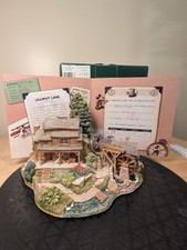 Lilliput Lane Rare "Disneyland Tom Sawyer Island" Disneyana Ltd Ed #73/400, 2001