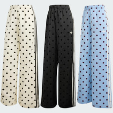 adidas originals Satin Polka Dot Wide Leg Pants Women AsiaFit- 3 Colors