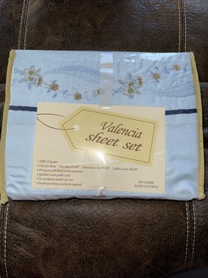 Valencia Full Sheet Set Vintage Blue