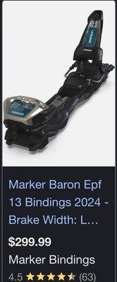 Marker Baron Ski EPF 13 Bindings