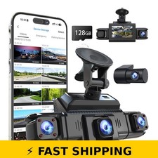 ZMOPO 360  4 Channel Dash Cam with Night Vision  GPS - 128GB Card Included