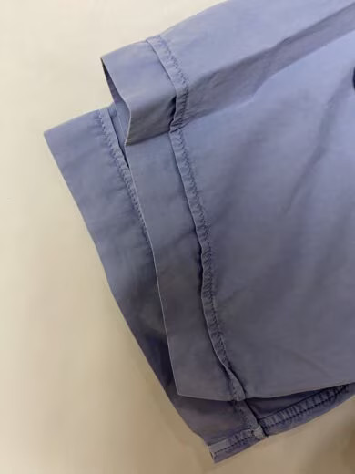 FENDI/Side slit/Short sleeve shirt/Size 42/Cotton/Blue/Solid/FS1223 AO6Z thumbnail 6