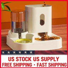 Automatic Pet Feeder Automatic Dog Feeder Large Water Dispenser for Dogs 2.3L