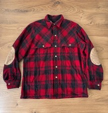 Woolrich usa tartan Veste Homme Vintage Hiver Montagne workwear laine #WL1.36