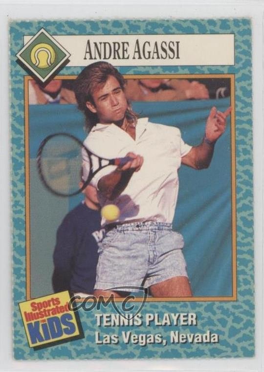 1989 Sports Illustrated for Kids Series 1 Andre Agassi #47 0l1d