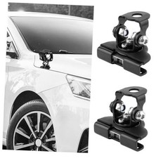2PCS Car LED Light Bar Mounting Brackets with Hex Wrenches,Adjustable Car Black